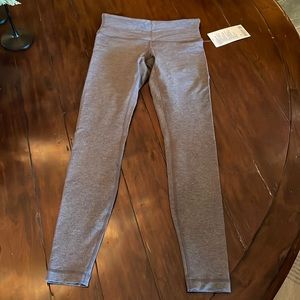 Lululemon NWT Wunder Under Low Rise Tight 28” Sz 6 Heathered Black/Gray